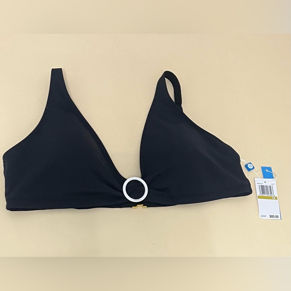 Bleu Rod Beattie Black bikini top Swimwear